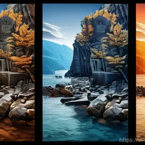 Home 29 디지털 스토리텔링의 과거 현재 미래 - Here are three detailed image generation prompts in English, adhering to all specified guidelines: