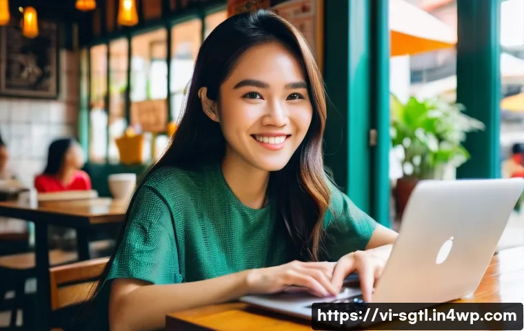 디지털 스토리의 맥락과 의미 분석 - **Prompt:** A vibrant and engaging close-up of a young Vietnamese female content creator, aged late ...