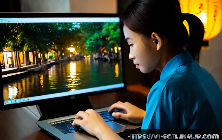 디지털 스토리에서 시각적 요소의 중요성 - Photorealistic Vietnamese university student creating a digital story on a laptop, screen showing a ...
